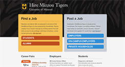 Desktop Screenshot of hiremizzoutigers.com